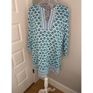 Sigrid Olsen Shell Tunic Cover Up Blouse size XL Women’s